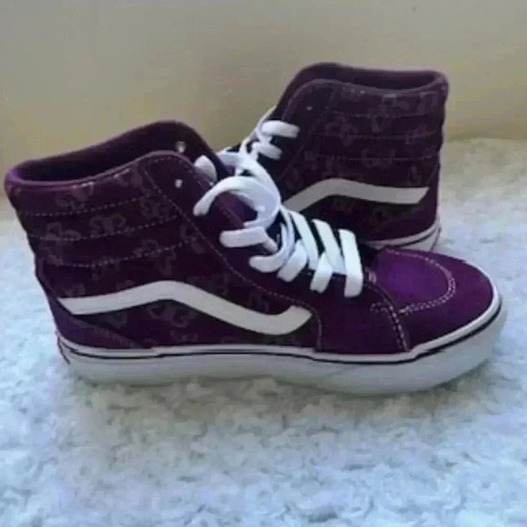 NEW Vans Filmore Hi Top Platform Purple Butterfly Sneakers Missy Shoes Sz 5 NWT - Picture 7 of 9
